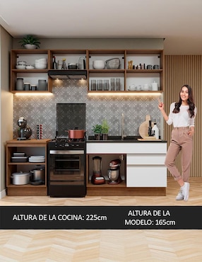 Cocina integral Madesa Glamy