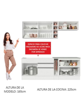 Cocina integral Madesa Parma Glamy