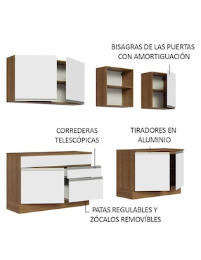 Cocina integral Madesa Glamy
