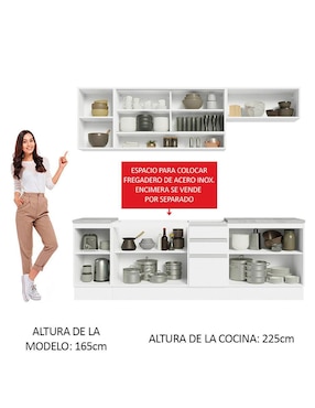 Cocina integral Madesa Glamy
