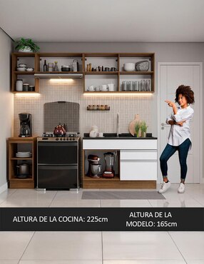 Cocina integral Madesa Glamy