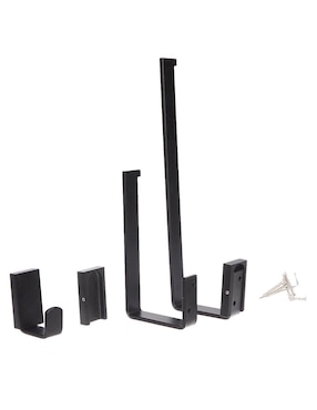 Juego de accesorios para baño Gravita Black 3 piezas