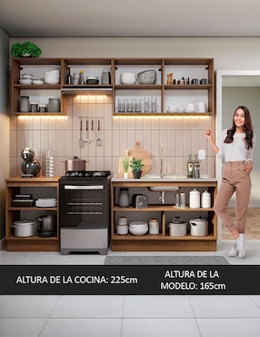 Cocina integral Madesa Glamy