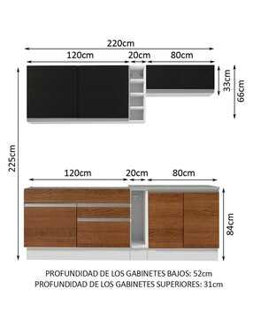 Cocina integral Madesa Parma