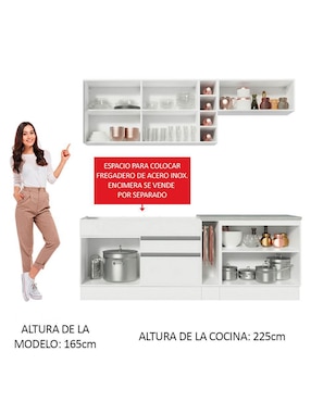 Cocina integral Madesa Parma Glamy