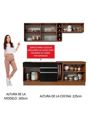 Cocina integral Madesa Parma Glamy