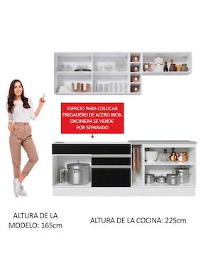 Cocina integral Madesa Parma Glamy
