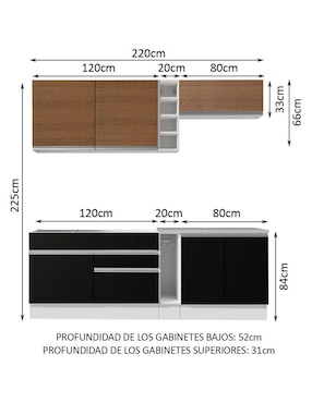 Cocina integral Madesa Parma
