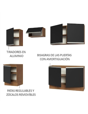 Cocina integral Madesa Glamy