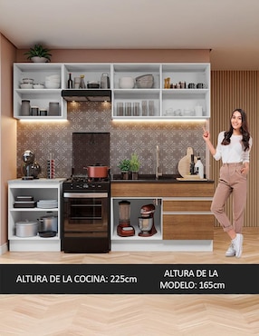 Cocina integral Madesa Glamy