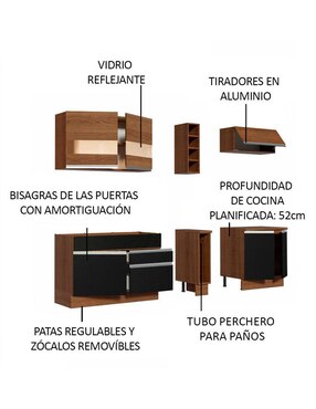 Cocina integral Madesa Parma