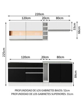 Cocina integral Madesa Parma