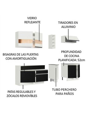 Cocina integral Madesa Parma