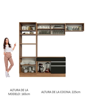 Cocina integral Madesa Glamy