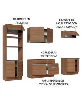 Cocina integral Madesa Glamy