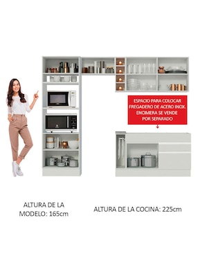 Cocina integral Madesa Jade Glamy