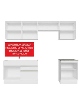 Cocina integral Madesa Glamy