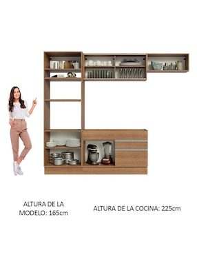 Cocina integral Madesa Glamy