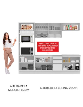 Cocina integral Madesa Viena Glamy