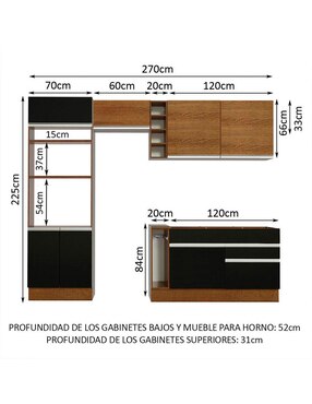 Cocina integral Madesa Jade