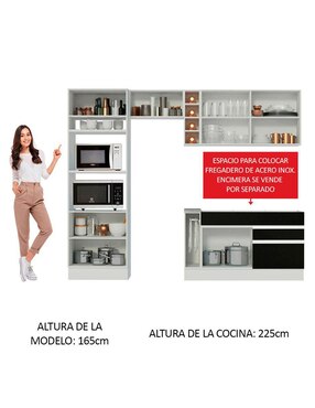 Cocina integral Madesa Jade Glamy