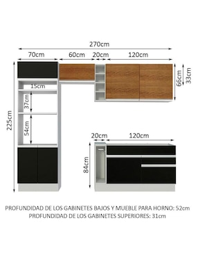 Cocina integral Madesa Jade