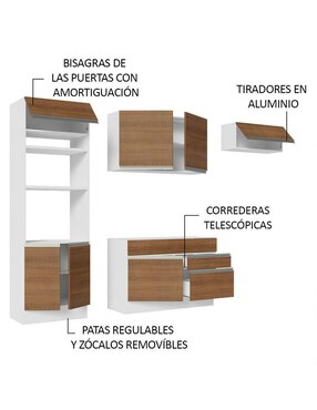 Cocina integral Madesa Glamy