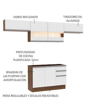 Cocina integral Madesa Marina