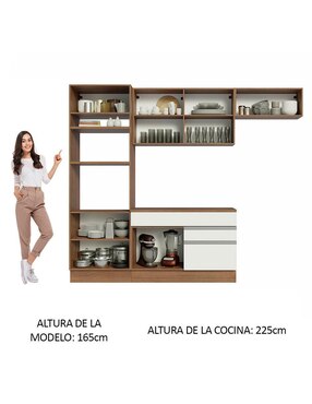 Cocina integral Madesa Glamy