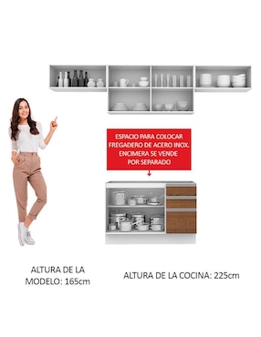 Cocina integral Madesa Marina