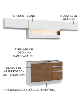 Cocina integral Madesa Marina