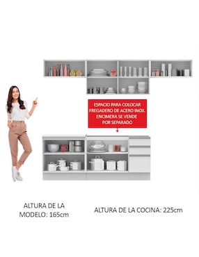 Cocina integral Madesa Mariana Glamy