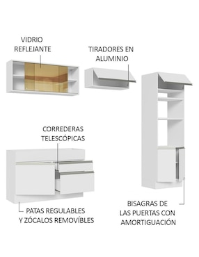 Cocina integral Madesa Glamy