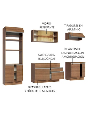 Cocina integral Madesa Glamy