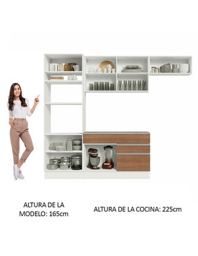 Cocina integral Madesa Glamy