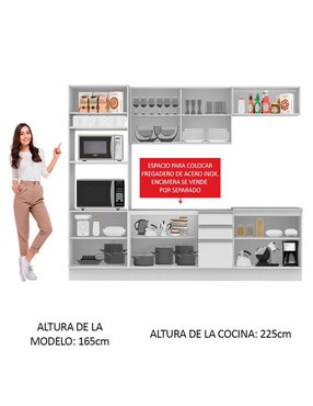 Cocina integral Madesa Atenas Glamy