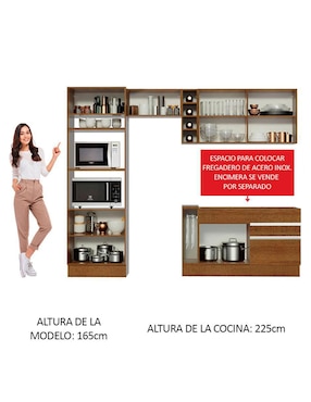 Cocina integral Madesa Jade Glamy