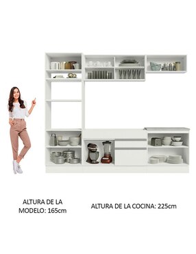 Cocina integral Madesa Glamy