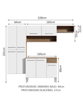 Cocina integral Madesa