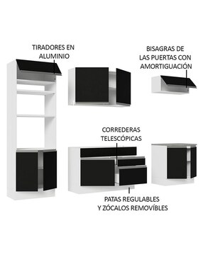 Cocina integral Madesa Glamy