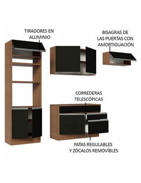Cocina integral Madesa Glamy