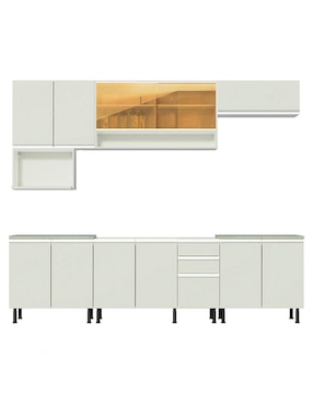 Cocina integral Madesa Genova Glamy