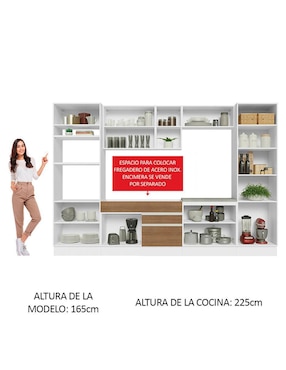 Cocina integral Madesa Glamy