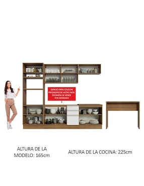 Cocina integral Madesa Glamy