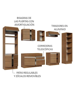 Cocina integral Madesa Glamy