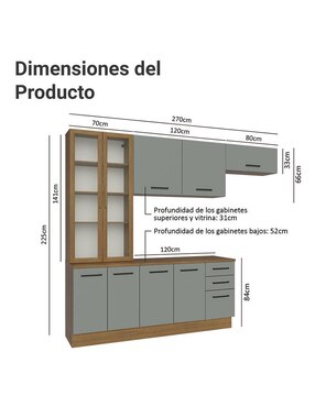 Cocina integral Madesa Ágata