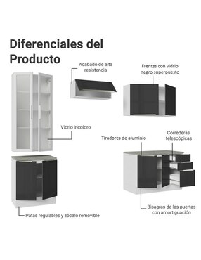 Cocina integral Madesa Lux