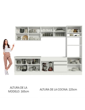 Cocina integral Madesa Glamy