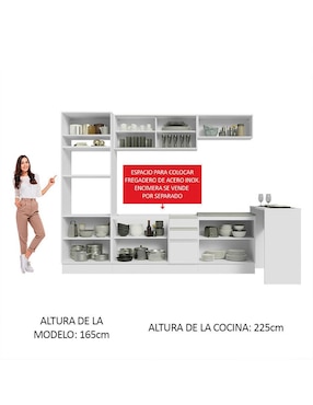 Cocina integral Madesa Glamy