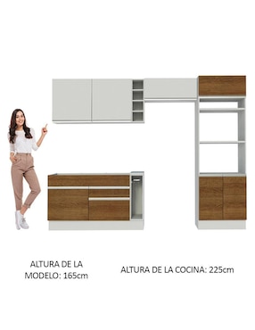 Cocina integral Madesa Glamy